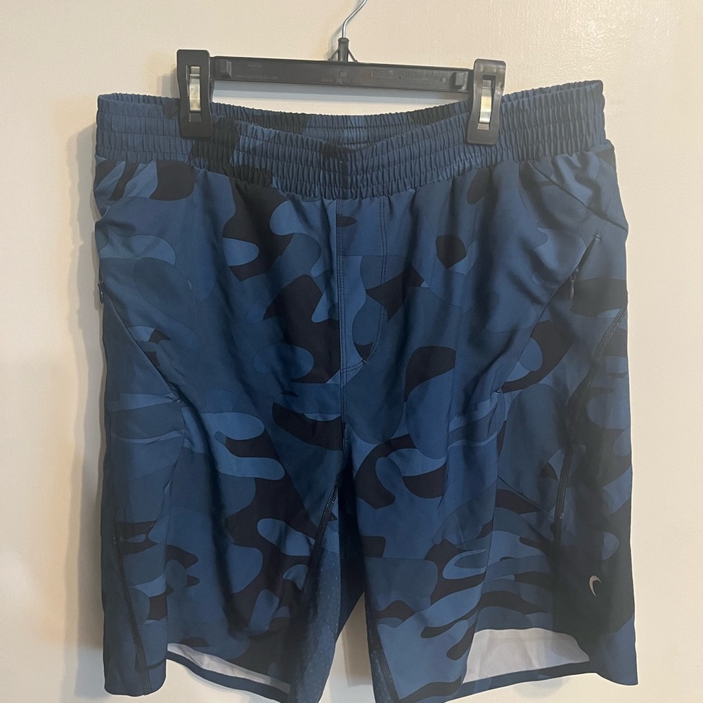ZYIA Active Black and Navy Performance Shorts